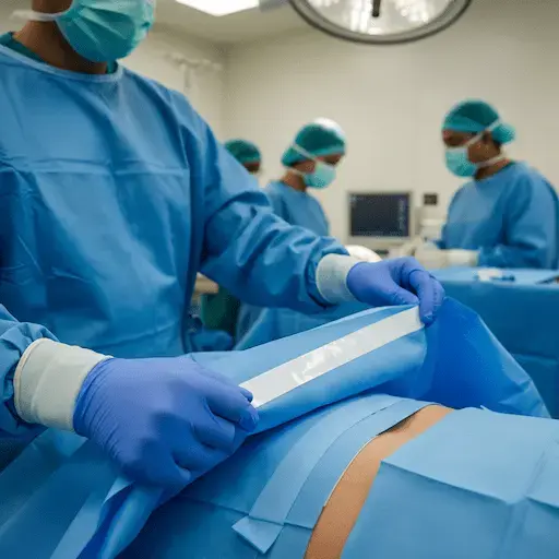 View OR & Surgical Drapes Collection Sterile operating room drapes and surgical barrier sheets