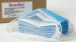 [SU105MBBulkold] Single-use Face Mask (Medical Blue, Bulk Pack)